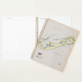 Illustrated map of Bermuda Planner