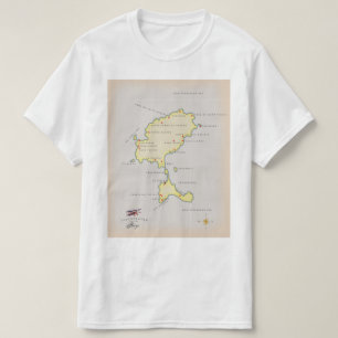 Illustrated map of Ibiza T-Shirt