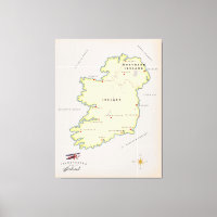 Illustrated Map of Ireland