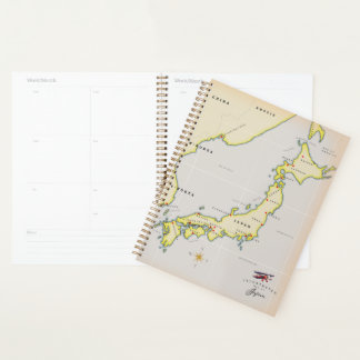 Illustrated map of Japan Planner
