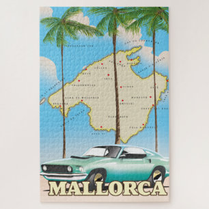 Illustrated map of Mallorca Jigsaw Puzzle