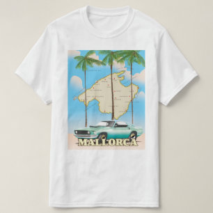 Illustrated map of Mallorca T-Shirt