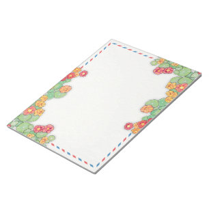 Illustrated Nasturtium Letterhead Notepad