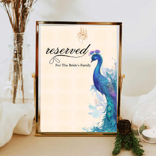 Illustrated Peacock muslim elegent Reserved