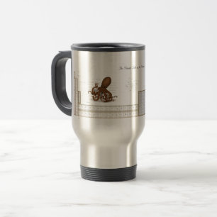 Illustrated Periodic Table of Elements Steampunk Travel Mug