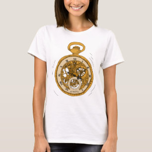 Illustrated Pocket Watch T-Shirt