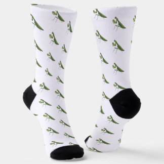Illustrated Praying Mantis Socks