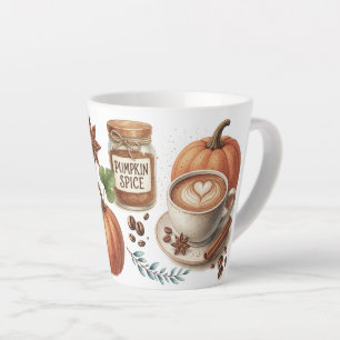 Illustrated Pumpkin Spice Mugs