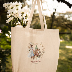 Illustrated Western   Bachelorette Bridesmaid Tote Bag