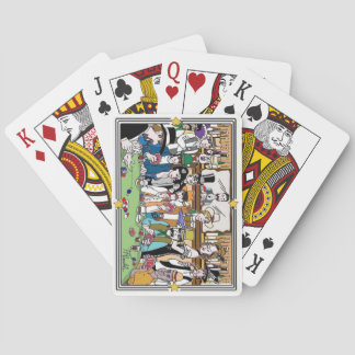 Illustrated "Wild West Poker Game" Bicycle playing Playing Cards