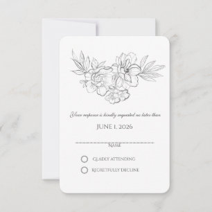 Illustrated Wildflowers RSVP