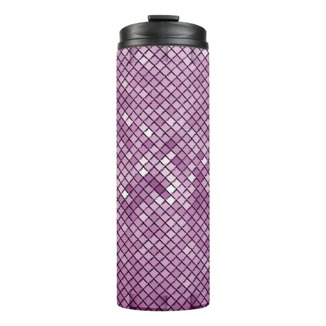 Illustration background carbon with a frame of dif thermal tumbler (Front)