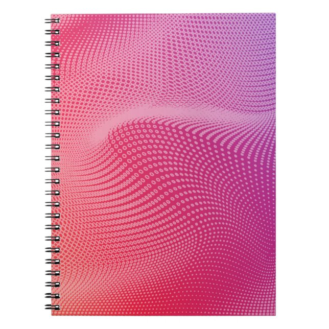  illustration Background Social Media Gradient, Co Notebook (Front)