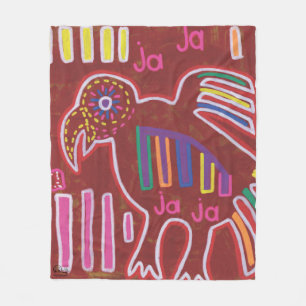 Illustration by Mola4 Fleece Blanket