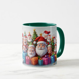 Illustration Cartoon Christmas Theme Mug