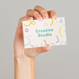 Illustration Cartoon Graphic Creative Style Business Card