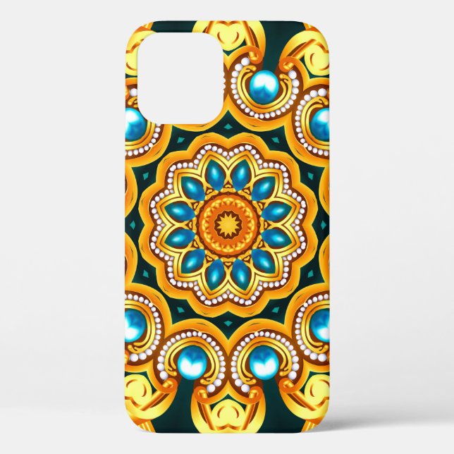 illustration decorative background frame with patt Case-Mate iPhone case (Back)