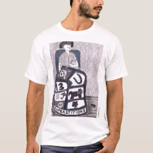 Illustration Depicting Superstitious Symbols Items T-Shirt