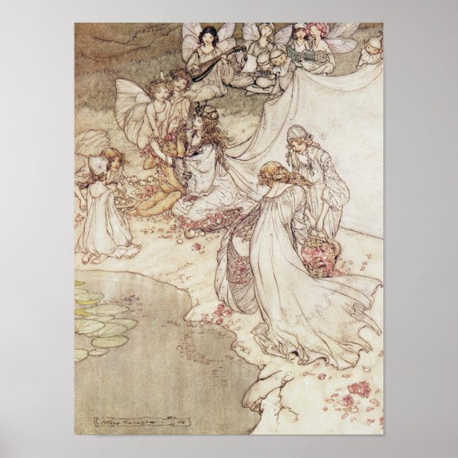 Illustration for a Fairy Tale Poster (Front)