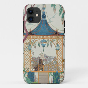 Illustration for 'Fetes Galantes' by Paul Verlaine iPhone 11 Case