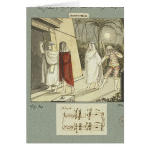 Illustration for Mozart's 'The Magic Flute', 1845