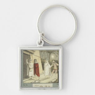 Illustration for Mozart's 'The Magic Flute', 1845 Key Ring
