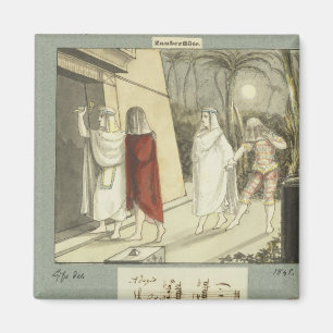 Illustration for Mozart's 'The Magic Flute', 1845 Magnet