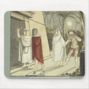 Illustration for Mozart's 'The Magic Flute', 1845 Mouse Mat
