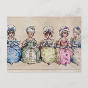 Illustration for 'St. Valentines Day', 1914 Holiday Postcard