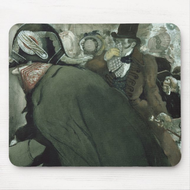 Illustration for The Nose by Nikolai Gogol Mouse Mat (Front)