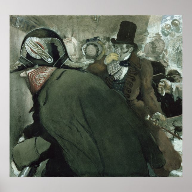 Illustration for The Nose by Nikolai Gogol Poster (Front)