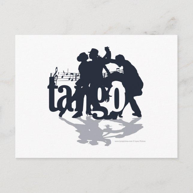 Illustration Friday: Tango Postcard (Front)