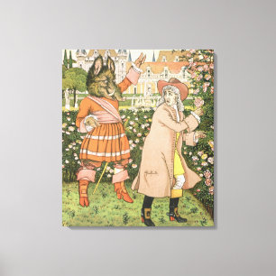 Illustration from Beauty and the Beast, 1901 (colo Canvas Print