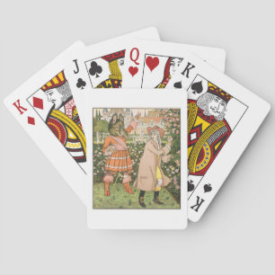 Illustration from Beauty and the Beast, 1901 (colo Playing Cards