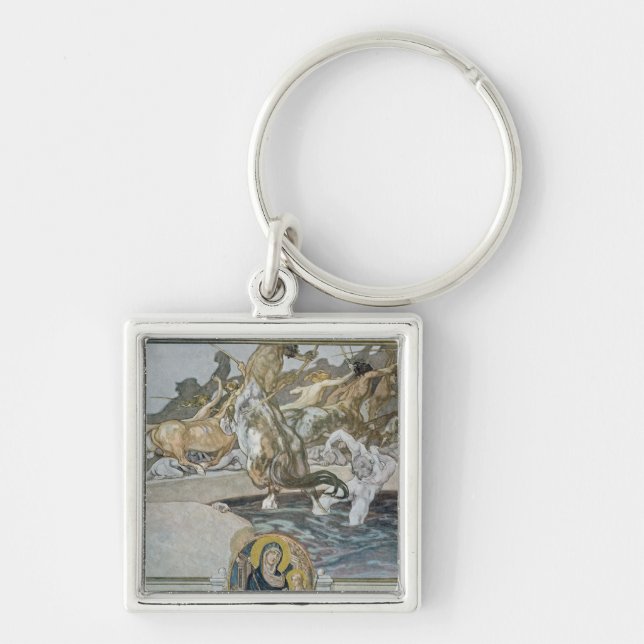 Illustration from Dante's 'Divine Comedy' Key Ring (Front)