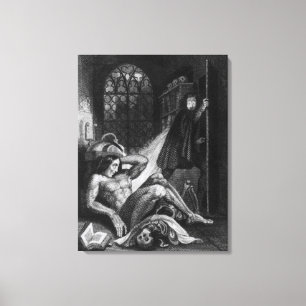 Illustration from 'Frankenstein' Canvas Print