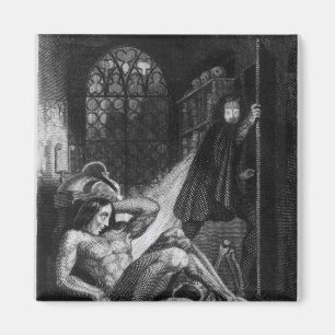 Illustration from 'Frankenstein' Magnet