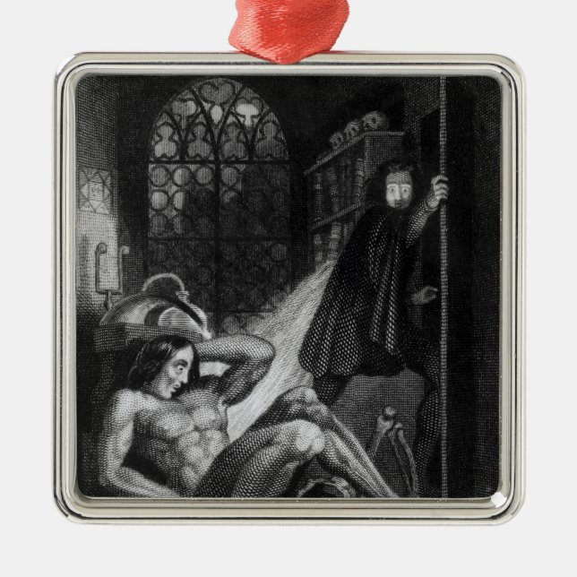 Illustration from 'Frankenstein' Metal Tree Decoration (Front)
