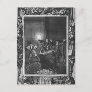 Illustration from 'Le Lutrin' by Nicolas Postcard