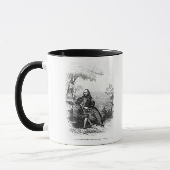 Illustration from 'L'Emile' Mug (Left)