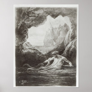 Illustration from 'Les Travailleurs de la Mer' Poster