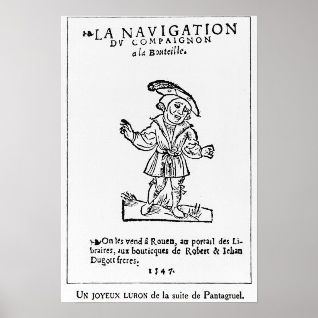 Illustration from 'Pantagruel' Poster (Front)