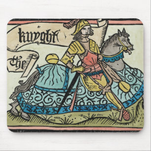 Illustration from 'The Canterbury Tales' Mouse Mat