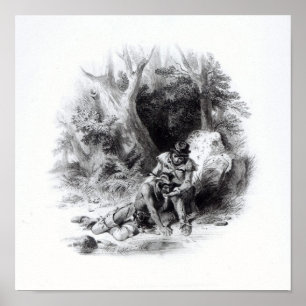 Illustration from 'The Last of the Mohicans' Poster