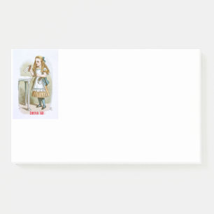 Illustration from The Nursery Alice  - Drink Me Post-it Notes