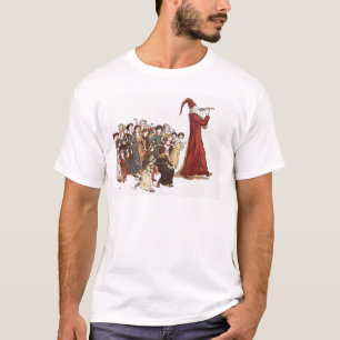 Illustration from The Pied Piper of Hamelin Book T-Shirt