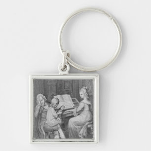 Illustration from 'The Sorrows of Werther' Key Ring