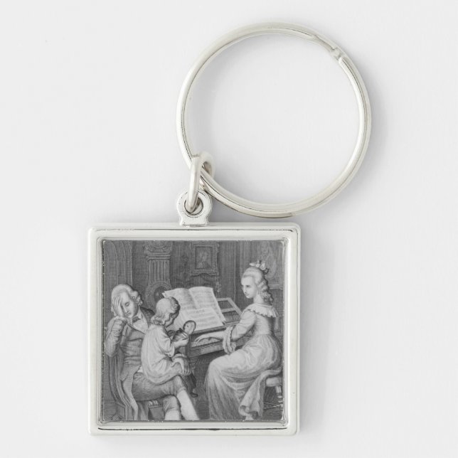 Illustration from 'The Sorrows of Werther' Key Ring (Front)