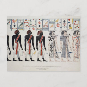 Illustration from the Tombs of the Kings at Postcard
