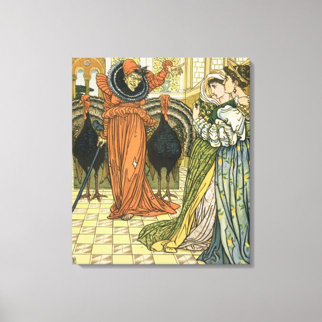Illustration from The Yellow Dwarf, first edition Canvas Print (Front)